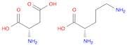 (S)-2,5-Diaminopentanoic acid compound with (S)-2-aminosuccinic acid (1:1)