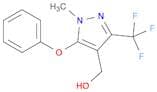 [1-methyl-5-phenoxy-3-(trifluoromethyl)-1H-pyrazol-4-yl]methanol