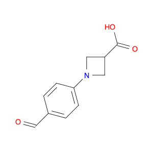 1-(4-Formylphenyl)azetidine-3-carboxylic acid