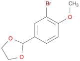 1-BROMO-5-(1,3-DIOXOLAN-2-YL)-2-METHOXYBENZENE
