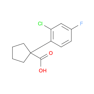 Cyclopentanecarboxylic acid, 1-(2-chloro-4-fluorophenyl)-