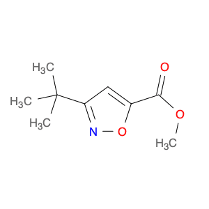 5-Isoxazolecarboxylic acid, 3-(1,1-dimethylethyl)-, methyl ester