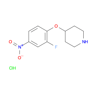 4-(2-FLUORO-4-NITROPHENOXY)PIPERIDINE HYDROCHLORIDE