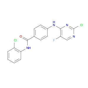 4-(2-chloro-5-fluoropyriMidin-4-ylaMino)-N-(2-chlorophenyl)benzaMide