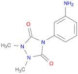 4-(3-aminophenyl)-1,2-dimethyl-1,2,4-triazolidine-3,5-dione