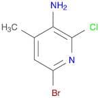 3-AMINO-6-BROMO-2-CHLORO-4-METHYLPYRIDINE