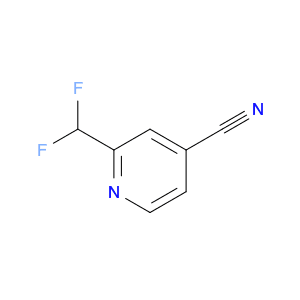 2-(Difluoromethyl)pyridine-4-carbonitrile, 4-Cyano-2-(difluoromethyl)pyridine