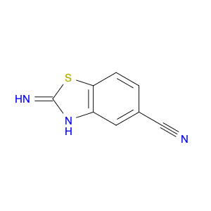 5-Benzothiazolecarbonitrile,2-amino-(9CI)