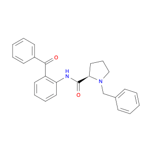 (R)-N-(2-Benzoylphenyl)-1-(phenylmethyl)-2-pyrrolidinecarboxamide