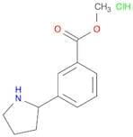 3-Pyrrolidin-2-yl-benzoic acid methyl ester hydrochloride