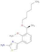 (S)-4-(3-(1-(hexyloxy)ethyl)-2-methoxyphenyl)thiazol-2-amine