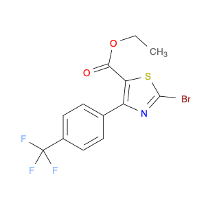 5-Thiazolecarboxylic acid, 2-broMo-4-[4-(trifluoroMethyl)phenyl]-, ethyl ester