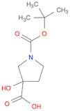 1-(tert-butoxycarbonyl)-3-hydroxypyrrolidine-3-carboxylic acid