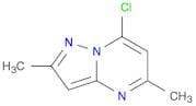 7-CHLORO-2,5-DIMETHYL-PYRAZOLO[1,5-A]PYRIMIDINE
