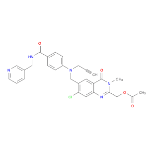 (7-chloro-3-Methyl-4-oxo-6-((prop-2-ynyl(4-(pyridin-3-ylMethylcarbaMoyl)phenyl)aMino)Methyl)-3,4-d…