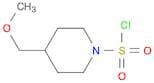 4-(Methoxymethyl)-1-piperidinesulfonyl Chloride