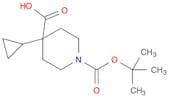 1-(tert-Butoxycarbonyl)-4-cyclopropylpiperidine-4-carboxylic acid