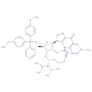 (2R,3R,4R,5R)-2-((Bis(4-methoxyphenyl)(phenyl)methoxy)methyl)-5-(2-(((dimethylamino)methylene)amin…