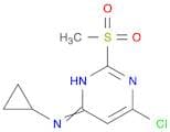 6-Chloro-N-cyclopropyl-2-(methylsulfonyl)pyrimidin-4-amine