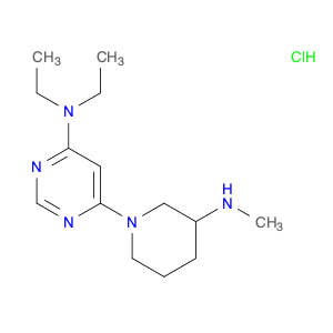 Diethyl-[6-(3-MethylaMino-piperidin-1-yl)-pyriMidin-4-yl]-aMine hydrochloride