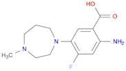 2-Amino-4-fluoro-5-(4-methyl-[1,4]diazepan-1-yl)-benzoic acid