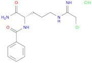 N-[(1S)-1-(Aminocarbonyl)-4-[(2-chloro-1-iminoethyl)amino]butyl]-benzamide hydrochloride