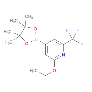 2-Ethoxy-4-(4,4,5,5-tetramethyl-1,3,2-dioxaborolan-2-yl)-6-(trifluoromethyl)pyridine