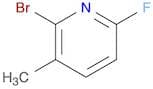2-broMo-6-fluoro-3-Methylpyridine