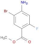 4-Amino-5-bromo-2-fluoro-benzoic acid methyl ester