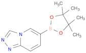 6-(4,4,5,5-tetramethyl-1,3,2-dioxaborolan-2-yl)-[1,2,4]triazolo[4,3-a]pyridine