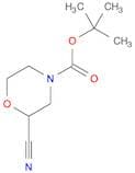 4-Morpholinecarboxylic acid, 2-cyano-, 1,1-diMethylethyl ester