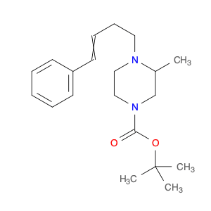 3-Methyl-4-((E)-4-phenyl-but-3-enyl)-piperazine-1-carboxylic acid tert-butyl ester