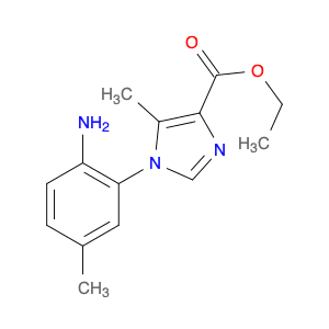 ethyl 1-(2-amino-5-methylphenyl)-5-methyl-1H-imidazole-4-carboxylate