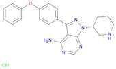 3-(4-Phenoxyphenyl)-1-(3R)-3-piperidinyl-1H-pyrazolo[3,4-d]pyrimidin-4-amine hydrochloride