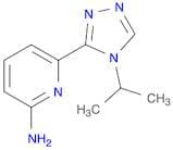 6-(4-isopropyl-4H-1,2,4-triazol-3-yl)pyridin-2-amine