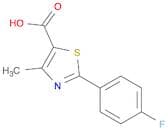 2-(4-Fluorophenyl)-4-methyl-5-thiazolecarboxylicacid