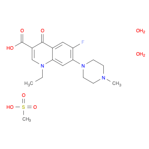 1-ETHYL-6-FLUORO-7-(4-METHYLPIPERAZIN-1-YL)-4-OXO-QUINOLINE-3-CARBOXYLIC ACID