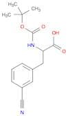 2-((tert-Butoxycarbonyl)amino)-3-(3-cyanophenyl)propanoic acid