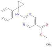 2-(1-Phenyl-cyclopropylamino)-pyrimidine-5-carboxylic acid ethyl ester