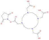 1,4,7,10-Tetraazacyclododecane-1,4,7,10-tetraacetic acid, 1-(2,5-dioxo-1-pyrrolidinyl) ester