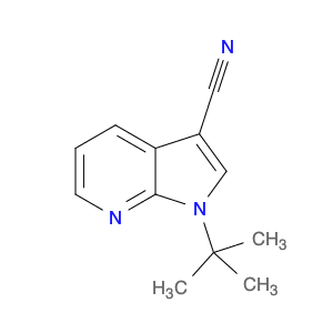 1H-Pyrrolo[2,3-b]pyridine-3-carbonitrile, 1-(1,1-diMethylethyl)-