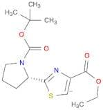 ethyl 2-(N-tert-butoxycarbonyl-2,4-pyrrolidinyl)thiazole-4-carboxylate