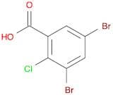 benzoic acid, 3,5-dibromo-2-chloro-