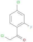 Ethanone, 2-chloro-1-(4-chloro-2-fluorophenyl)- (9CI)