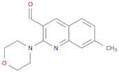 7-METHYL-2-MORPHOLIN-4-YL-QUINOLINE-3-CARBALDEHYDE
