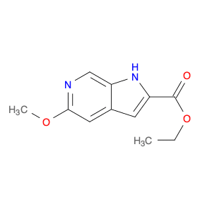 ETHYL 5-METHOXY-1H-PYRROLO[2, 3-C]PYRIDINE-2-CARBOXYLATE