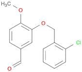 3-[(2-CHLOROBENZYL)OXY]-4-METHOXYBENZALDEHYDE