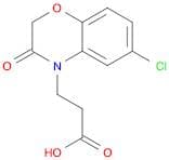6-Chloro-2,3-dihydro-3-oxo-4H-1,4-benzoxazine-4-propionic acid