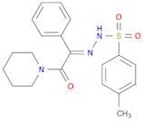 (E)-4-Methyl-N'-(2-oxo-1-phenyl-2-(piperidin-1-yl)ethylidene)benzenesulfonohydrazide