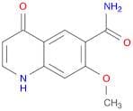 1,4-Dihydro-7-methoxy-4-oxo-6-quinolinecarboxamide